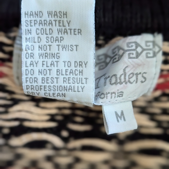 Nomadic Traders Moose Tree Nordic Style Sweater Decorative Clasp warm M - Picture 11 of 13